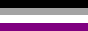 Asexual Flag by AVEN (2010)
